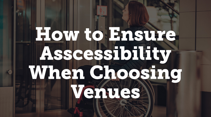 Accessibility is exceptionally important in the events industry. According to research from BestCities Global Alliance, GainingEdge, and Rehabilitation International, universal accessibility is key to business growth, knowledge sharing, and increased competitiveness amongst destinations. Venues should follow best practices for accessibility, and events planners should make sure that the venues they choose follow those practices.