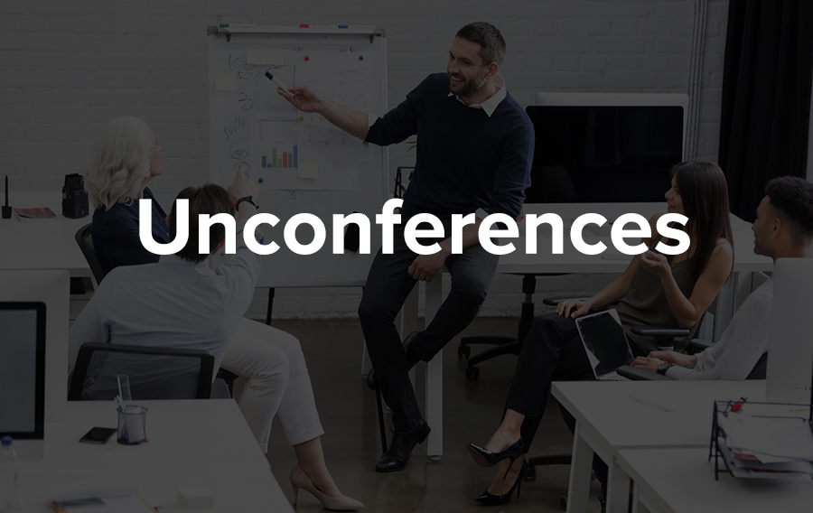 Essentially an unconference is a conference which has no structure or assigned topics but is more constructive conversations facilitated by industry professionals.