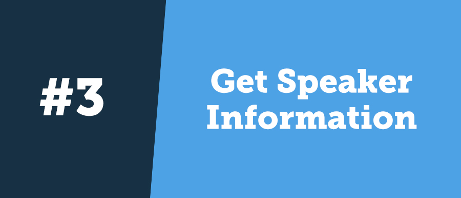 If you’re working with speakers at events, they’ve probably sent you a lot of information. Bios, presentations, handouts, and other materials can be difficult to track in your inbox. Why not use a spreadsheet and VLOOKUP instead?