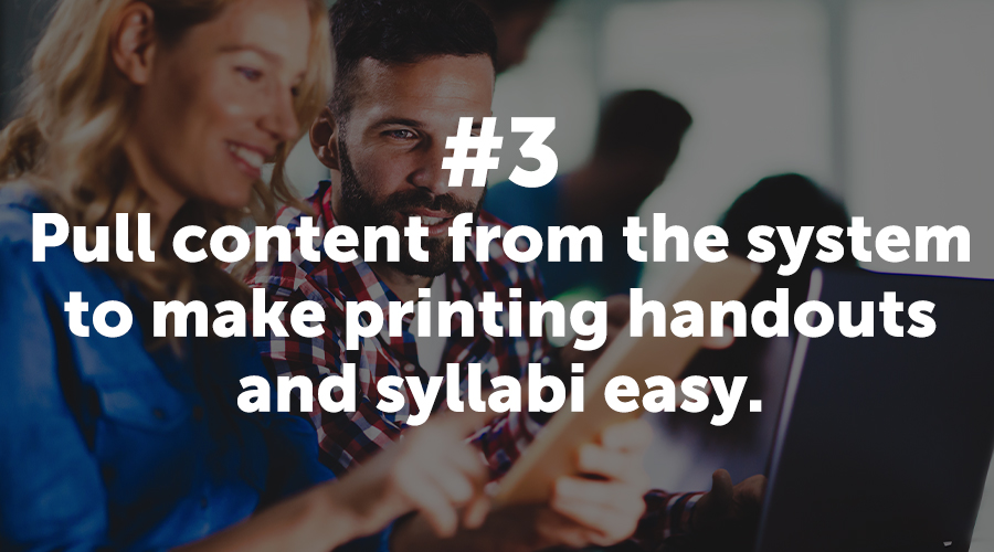 Pull Content to Make Printing Easy