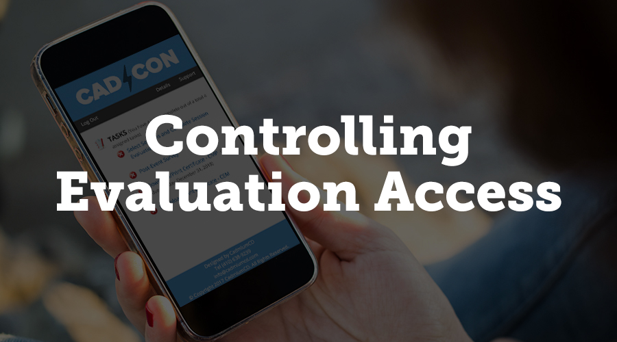 Many event managers need to control which attendees have access to specific evaluations and quizzes. After all, it would add a lot of irrelevant data if people who didn’t attend or weren’t registered for a specific session could fill out that session’s evaluation. We’ve recently updated Survey Magnet so that an attendee’s email address and badge number functions as their verification code, which makes it even easier for your users