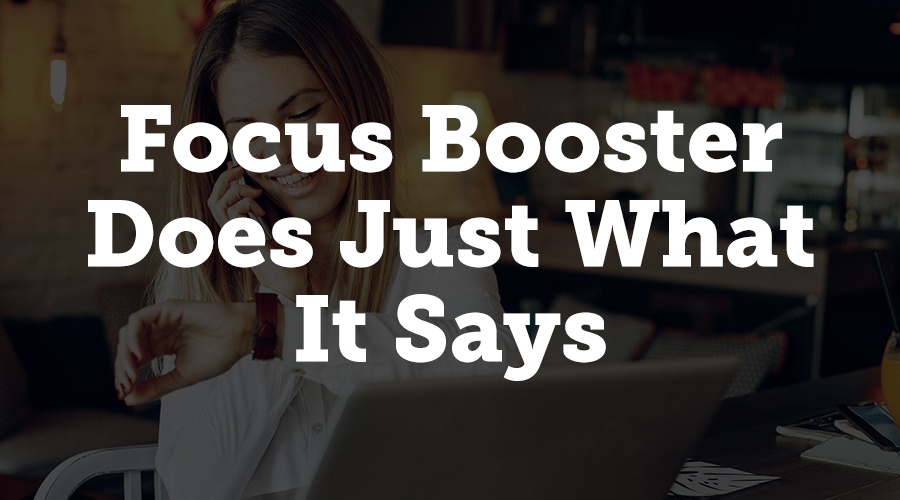 Focus Booster is lightweight, easy to install and use, and does what it’s supposed to do. Not only does the app make you focus on one task. But it also forces you to take breaks, reducing the risk of back and shoulder pain associated with desk work.