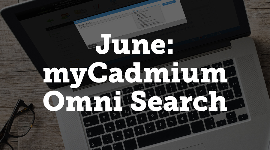 Linked on the blue footer on all myCadmium pages, Omni Search allows you to quickly search for a word within many categories, such as authors, submissions, and abstracts.