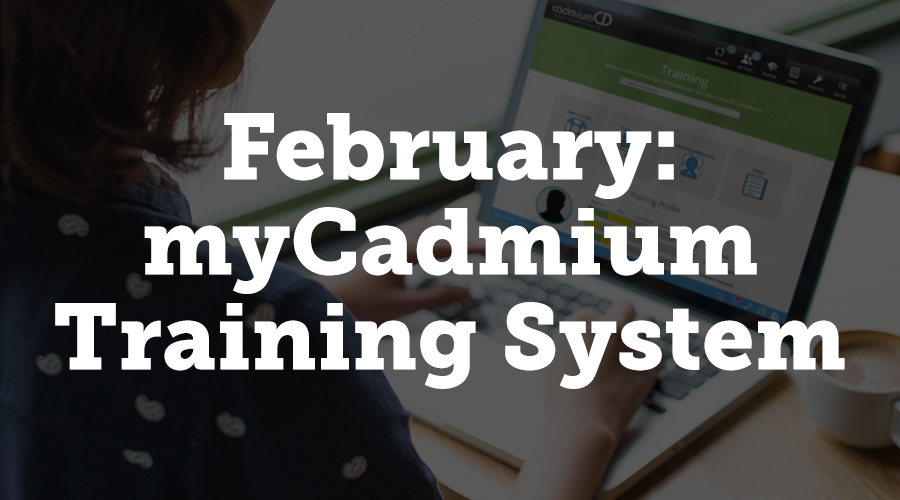 Accessible from the myCadmium dashboard, the training system includes user guides, training videos, monthly webinars, and a glossary related to CadmiumCD products. 