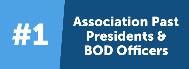 As a thank you for their service and contribution to the organization, past association presidents and officers get a lifetime VIP status. Even after retirement, they can enjoy the benefits of membership and share their knowledge with new members and old friends at AUA's annual conference.