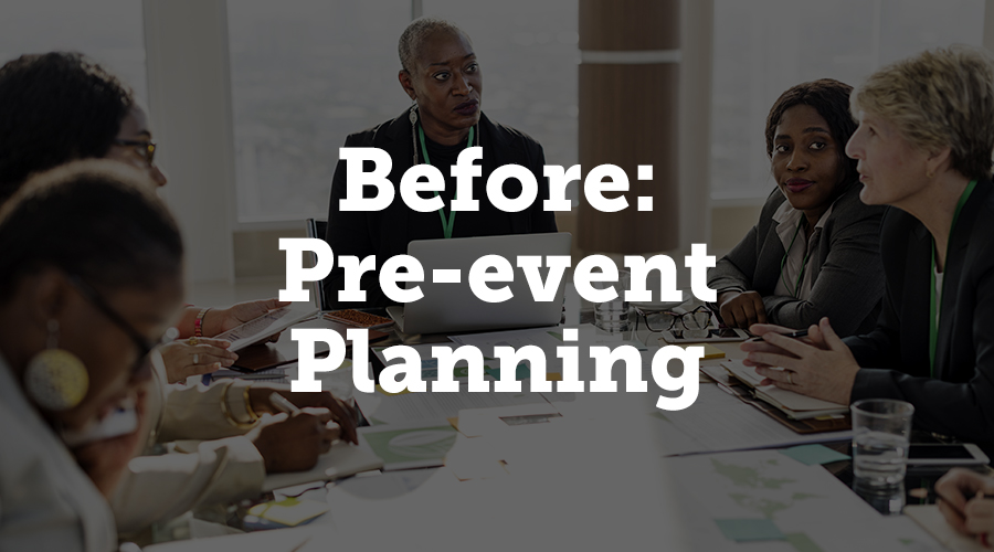 As the foundation of your event concept, pre-event planning is probably one of the most crucial stages, as everything you do or don’t do at this early point will impact the execution and attendee experience on the day. 