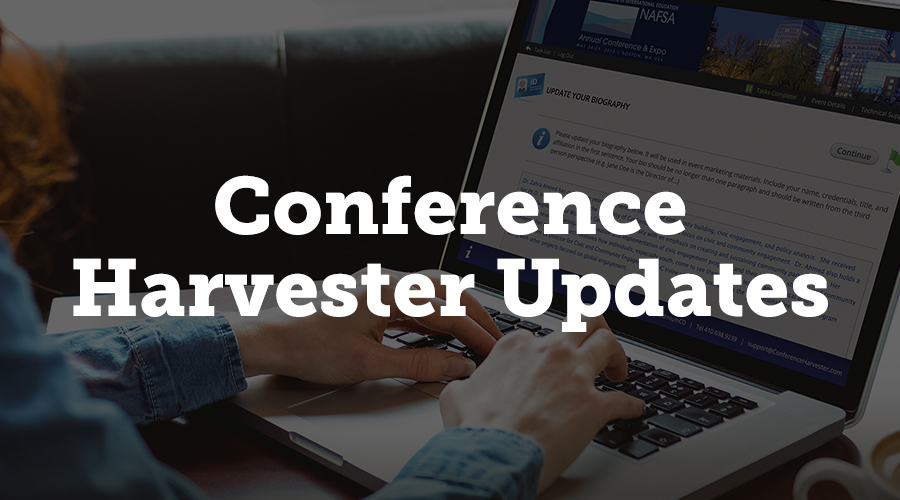 Conference Harvester has also been updated with a lot of new features that will make managing your data easier on you. We’ve created a multi-select tool for presentation icons that let you put icons next to presentations on website or mobile app. 