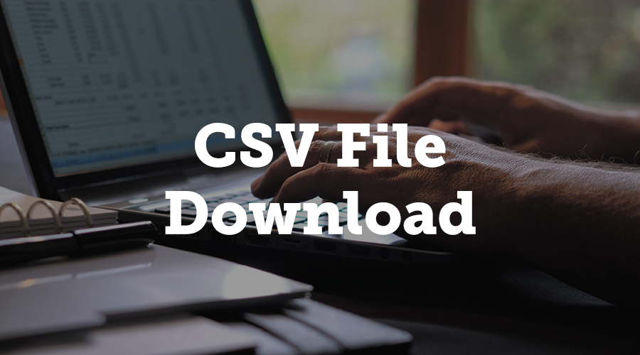 CSV file downloads allow a third party to pull raw data from the Conference Harvester in CSV format. This is a legacy means of exporting data to import the data into a third party system.