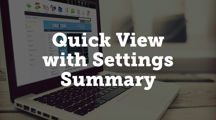 We’ve added a summary tab when you first open the Settings menu in your website module. This summary gives you a visual preview of what your website looks like, so you can see a snapshot of your website without having to open another browser tab.