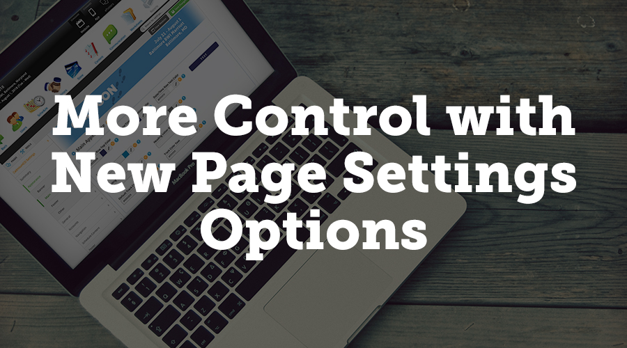 With this new update, we’ve give you even more control over how certain pages on your website look. And for your convenience, the controls appear directly on your webpage if you’re logged in as an admin.