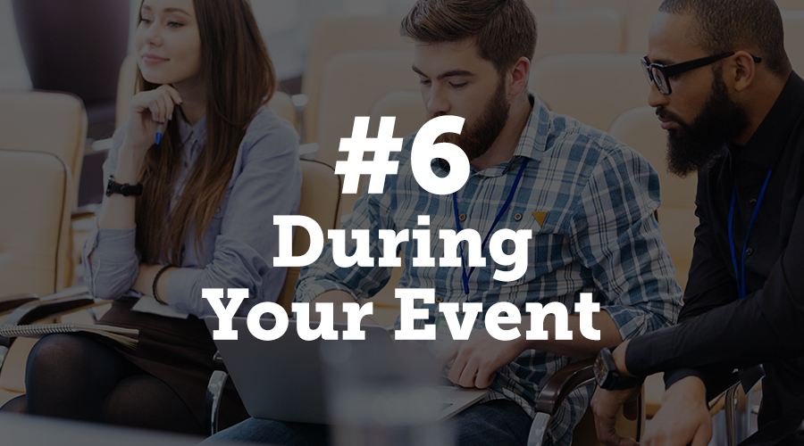 When you’re actually hosting the event, you’ll need to consider your aims as a business as to why you’re hosting the event in the first place. In most cases, you’ll be trying to generate sales or attract potential leads. During your event, you can again use marketing automation to show landing pages and send your users relevant information and content.