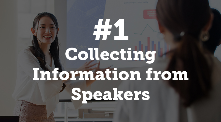 Collecting Information from Speakers