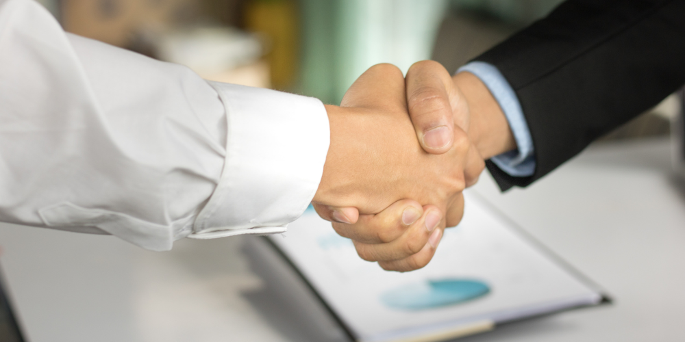 shaking hands