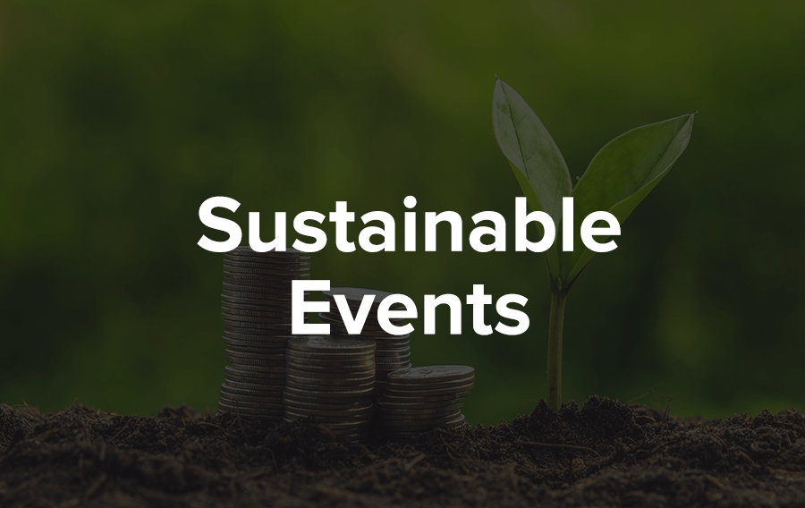 Sourcing food locally to setting up an eco-friendly and sustainable decor is more important than ever at corporate events.