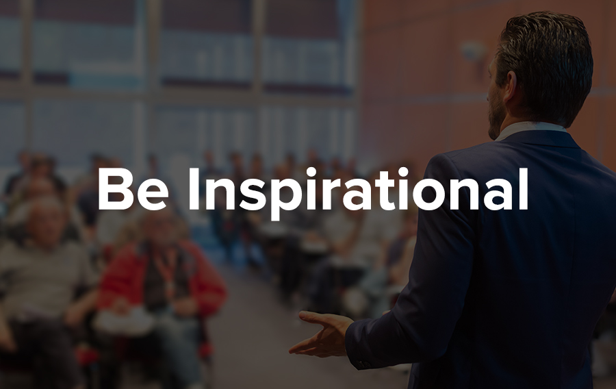 Deliver inspirational content at your events to maximize customer engagement.
