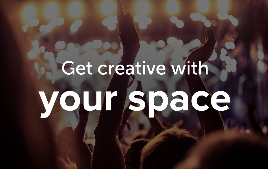 Katie Herritage, author of Special Events for Less and former Global Events Manager for Amazon Web Services, says getting creative with your space could help you save money for your upcoming association parties!