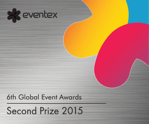 The eventScribe app was given second place for best event app at the 2016 international Eventex awards.