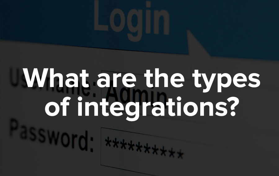 Integrations can be categorized broadly as Single Sign-On, Data Transfer, and Data Look-ups.