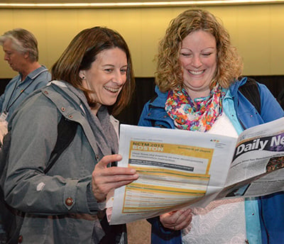Attendees reading the NCTM Conference show daily. Sell ad packages that include both the mobile event app and show daily for the most comprehensive experience for exhibitors and attendees.