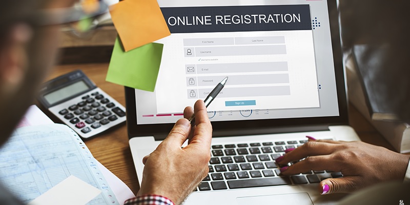 online registration for an event